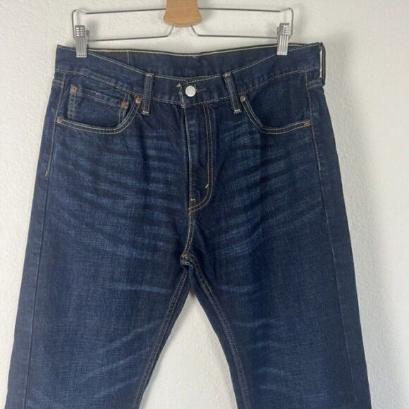 Levis 527 Men’s Bootcut Denim Jeans Dark Wash Size 36x34 100% Cotton - Picture 3 of 11